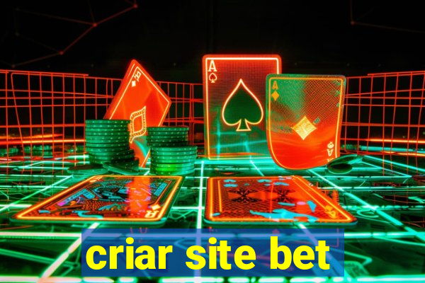 criar site bet