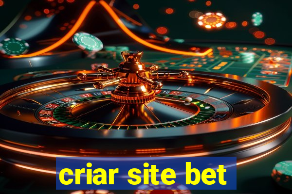 criar site bet