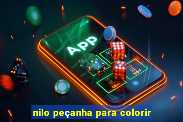 nilo peçanha para colorir