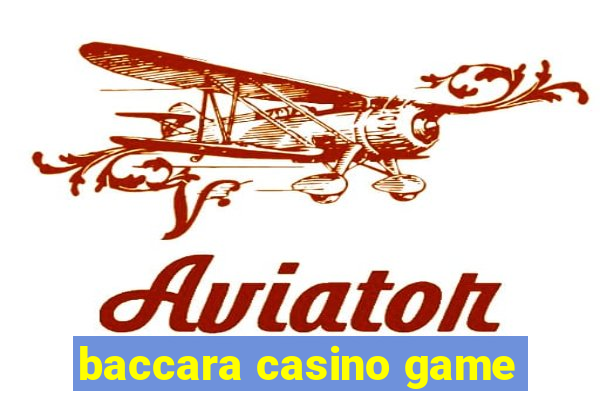 baccara casino game