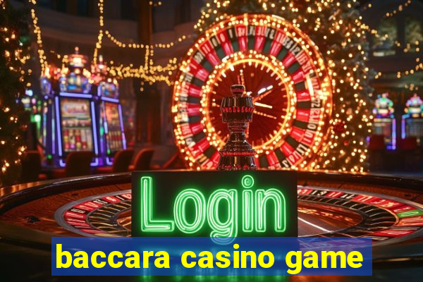 baccara casino game