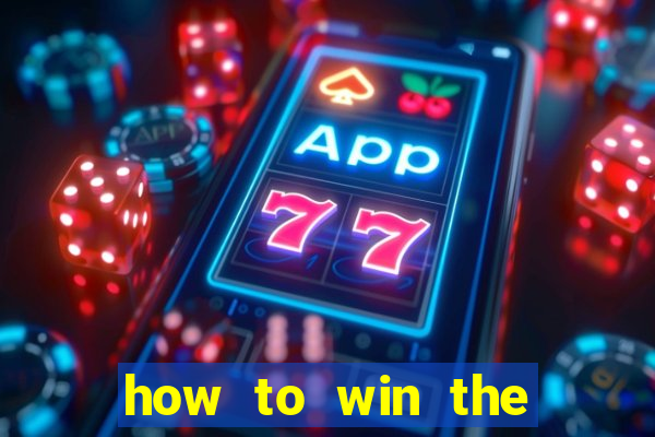 how to win the slot machine