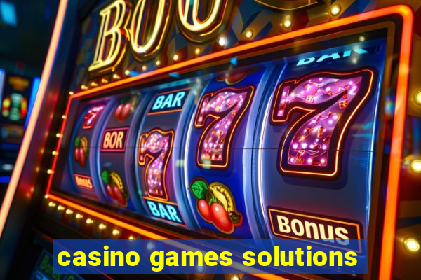 casino games solutions