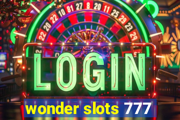 wonder slots 777