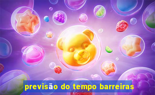 previsão do tempo barreiras