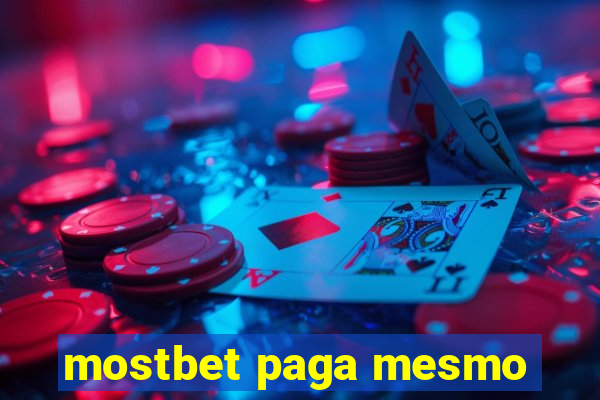 mostbet paga mesmo