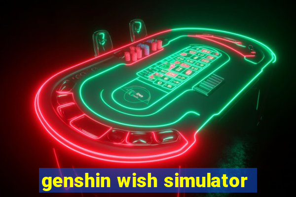 genshin wish simulator