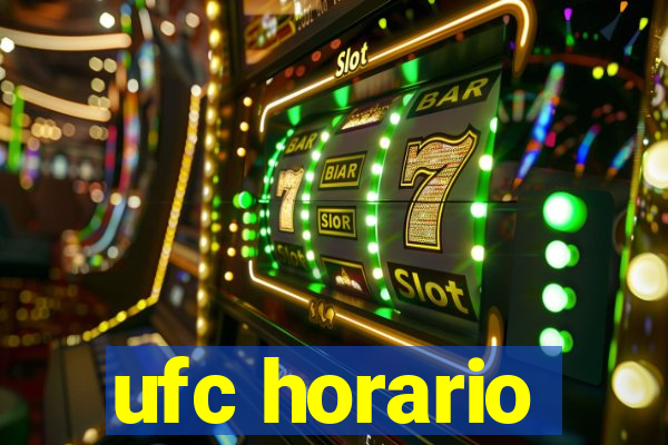 ufc horario