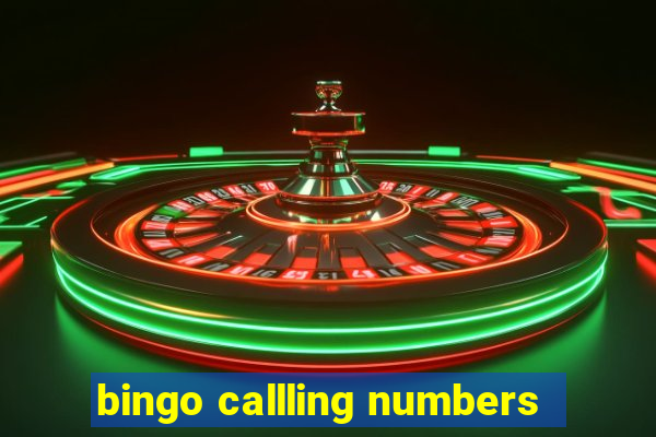 bingo callling numbers