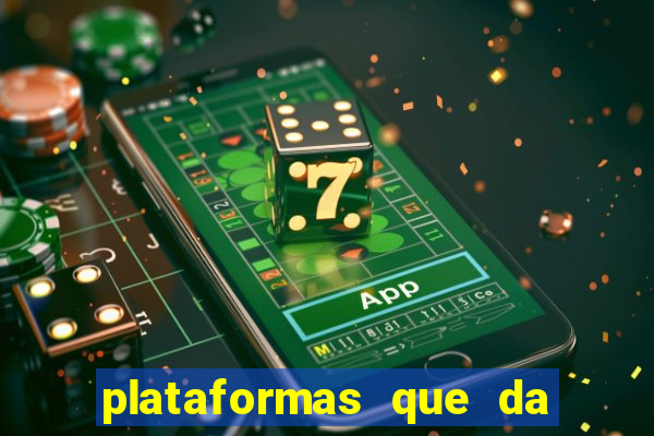 plataformas que da bonus no cadastro e saca no free