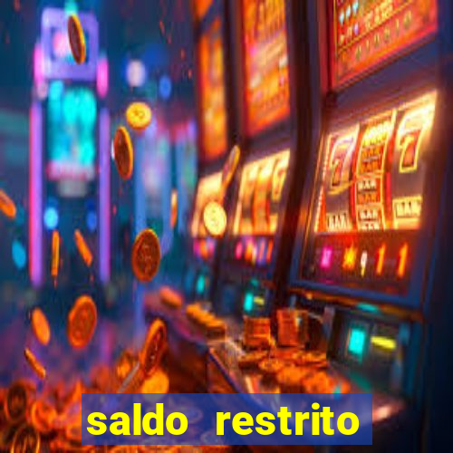 saldo restrito sporting bet