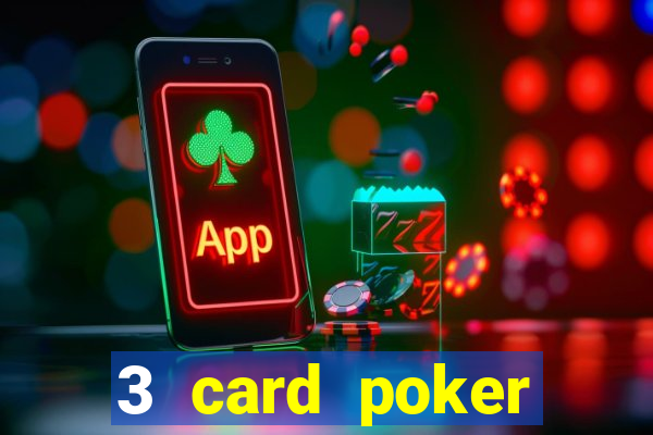 3 card poker casino odds