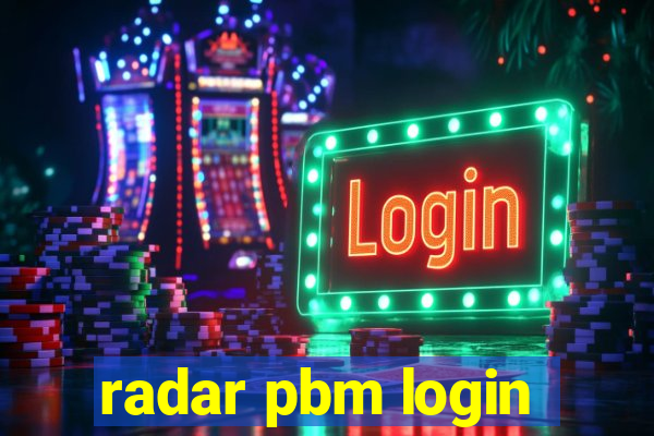 radar pbm login