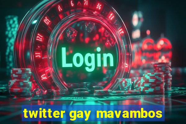 twitter gay mavambos