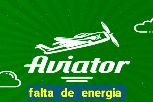 falta de energia em caucaia