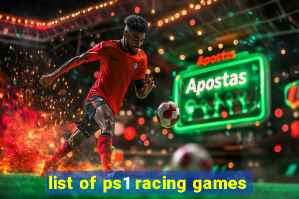 list of ps1 racing games