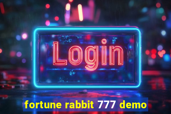 fortune rabbit 777 demo