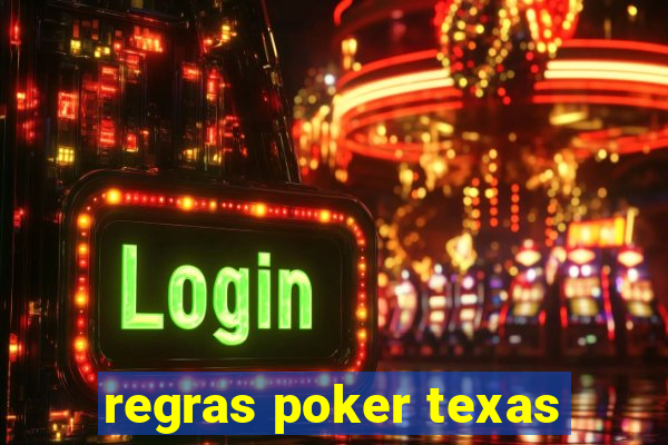 regras poker texas