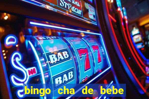 bingo cha de bebe cartelas para imprimir