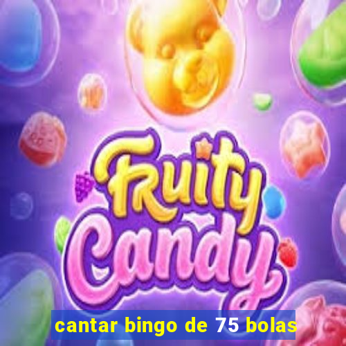 cantar bingo de 75 bolas