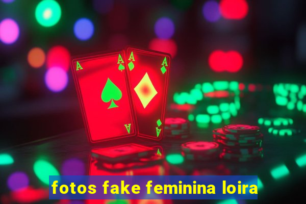 fotos fake feminina loira