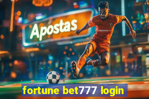 fortune bet777 login