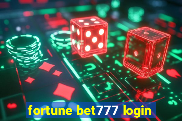 fortune bet777 login