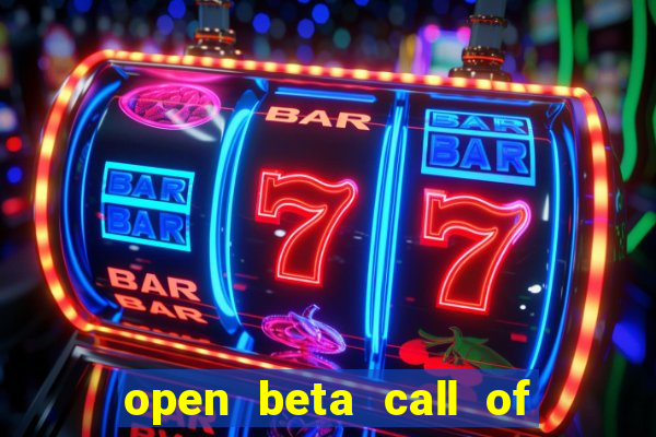 open beta call of duty black ops 6