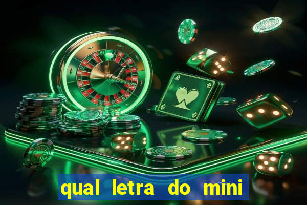 qual letra do mini dolar hoje