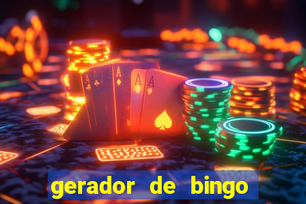 gerador de bingo de palavras