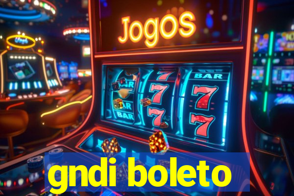 gndi boleto