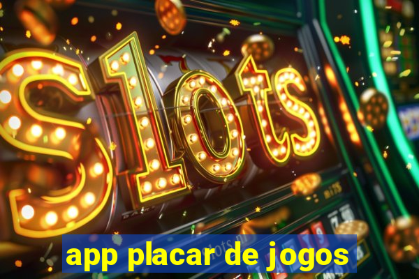 app placar de jogos