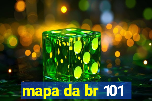 mapa da br 101