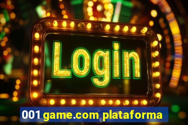 001 game.com plataforma