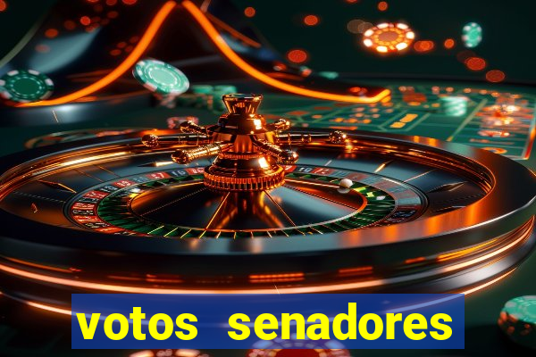 votos senadores impeachment moraes