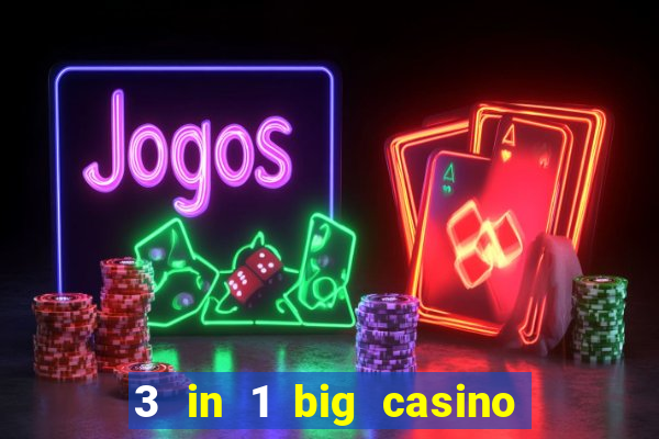 3 in 1 big casino game set