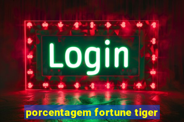 porcentagem fortune tiger