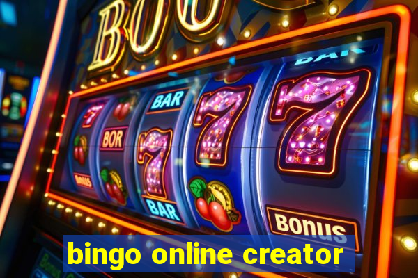 bingo online creator