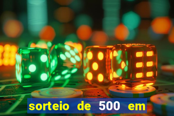 sorteio de 500 em cash toda segunda feira novibet