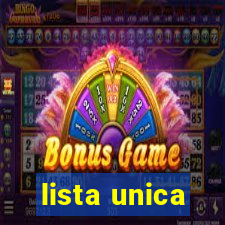 lista unica