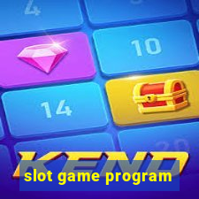 slot game program