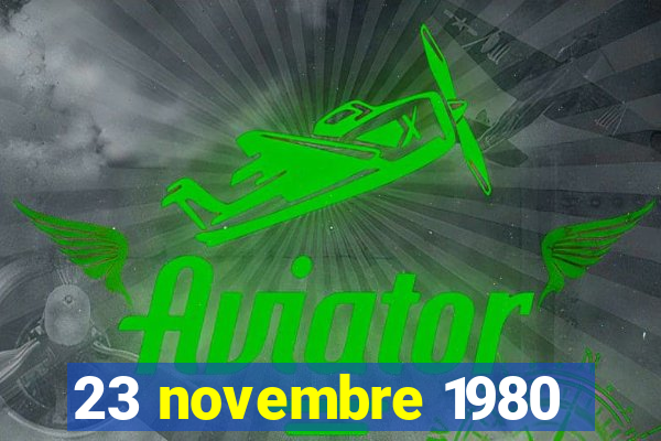 23 novembre 1980