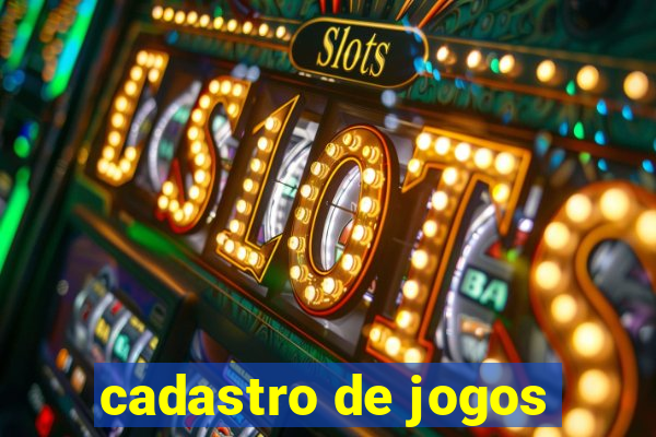 cadastro de jogos