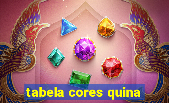 tabela cores quina