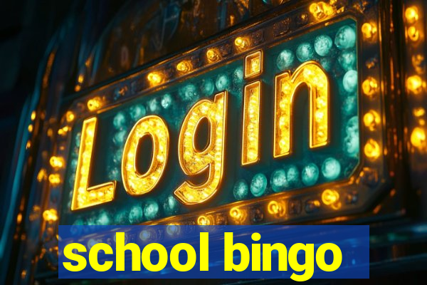 school bingo