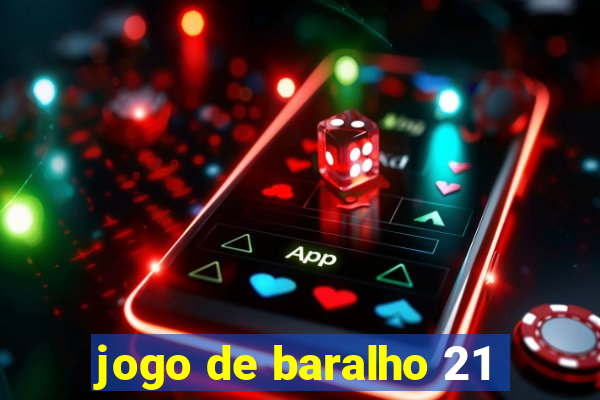 jogo de baralho 21