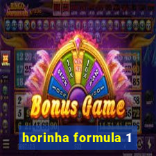 horinha formula 1