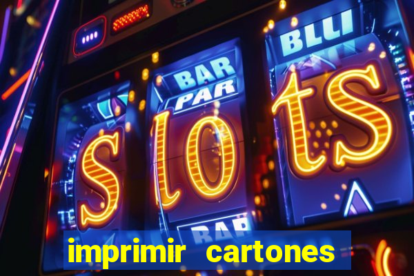 imprimir cartones de bingo