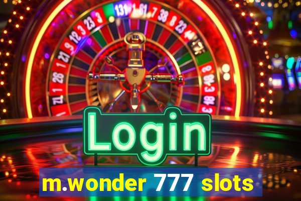 m.wonder 777 slots