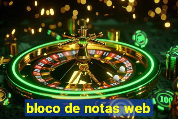 bloco de notas web